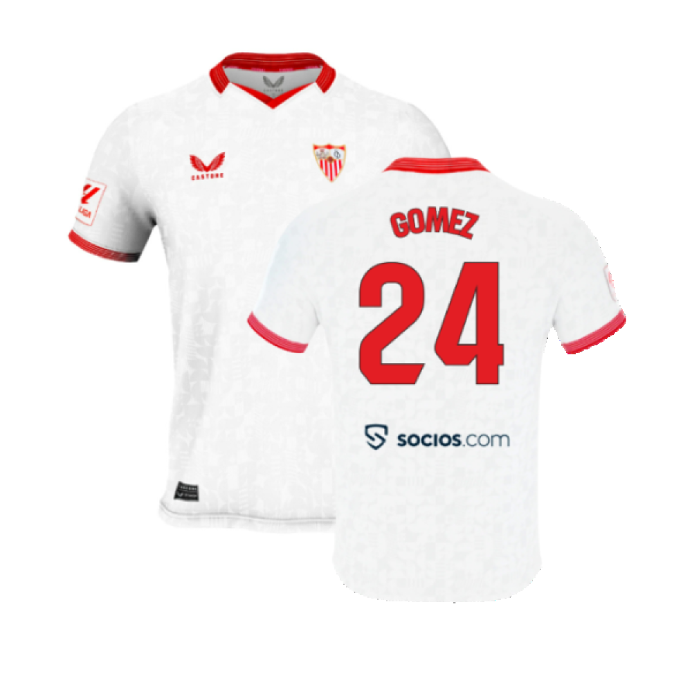 2023-2024 Sevilla Home Shirt (Womens) (Gomez 24)