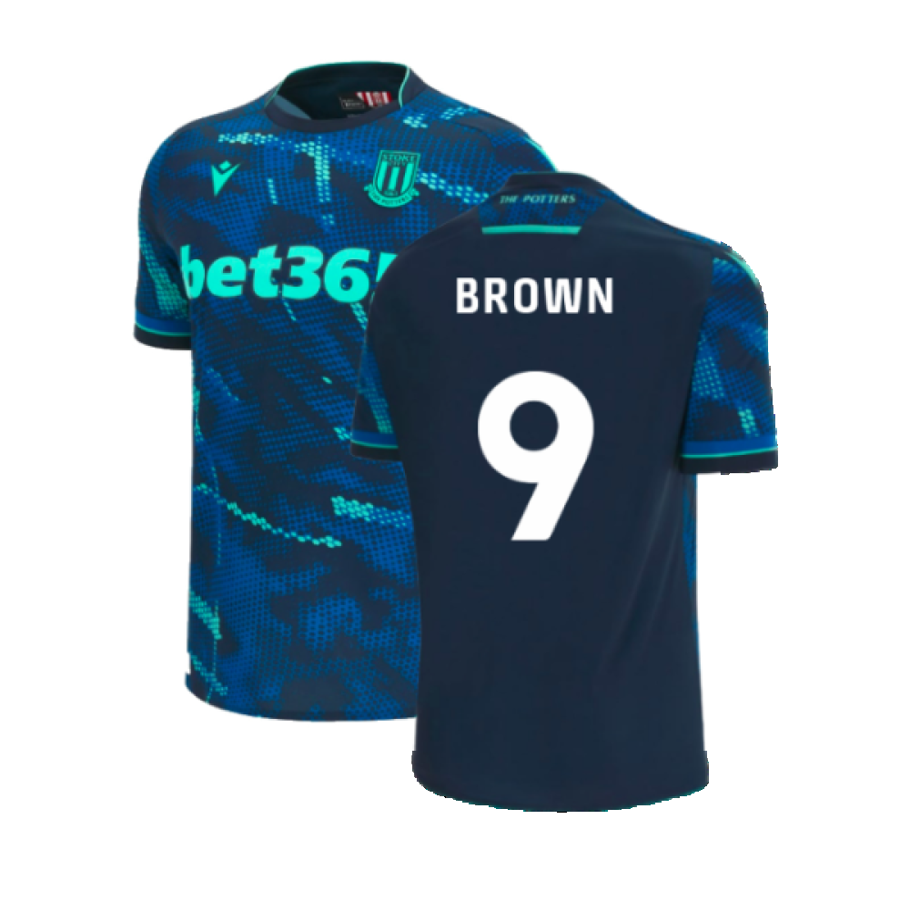 2023-2024 Stoke City Away Shirt (Brown 9)