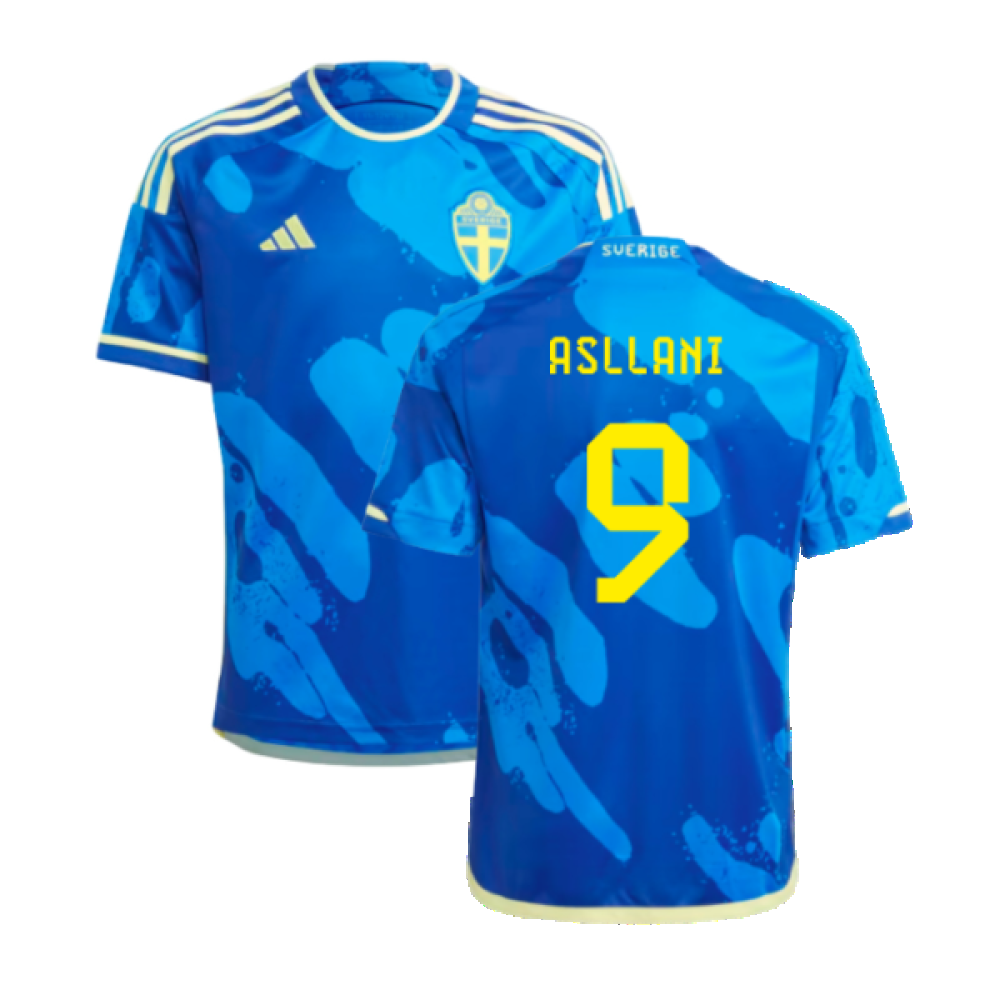 2023-2024 Sweden WWC Away Shirt (Kids) (Asllani 9)