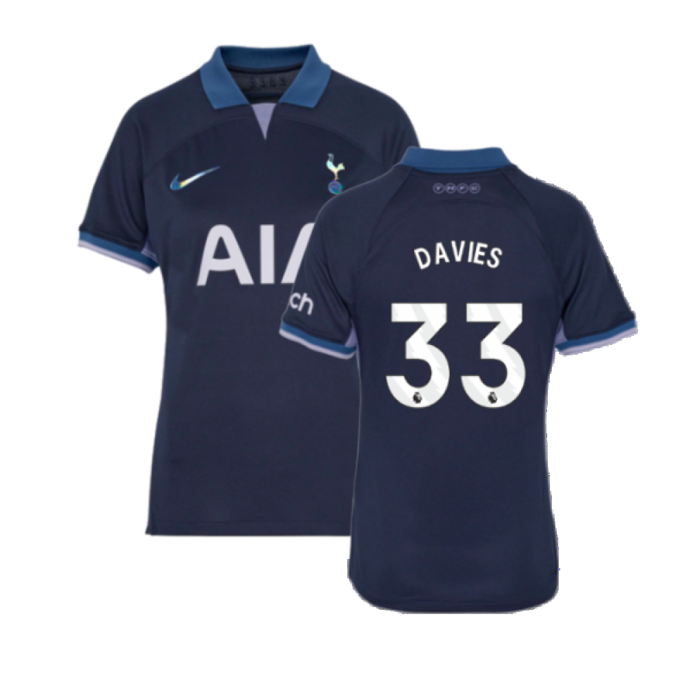 2023-2024 Tottenham Hotspur Away Shirt (Womens) (Davies 33)