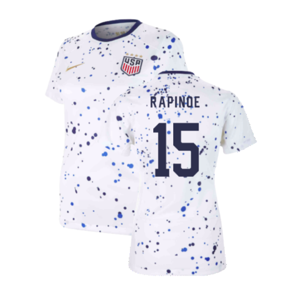 2023-2024 USA WWC Home Shirt (Ladies) (Rapinoe 15)