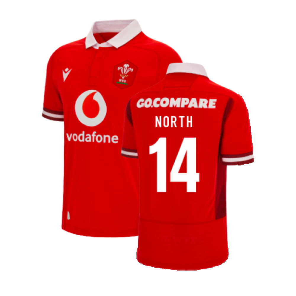 2023-2024 Wales Home WRU Rugby Shirt (Kids) (North 14)