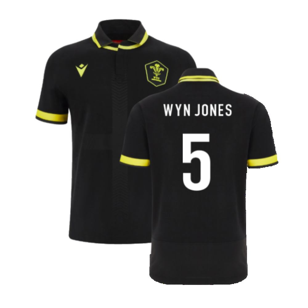 2023-2024 Wales Rugby Alternate Cotton Shirt (Wyn Jones 5)