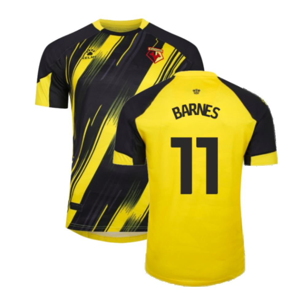 2023-2024 Watford Home Shirt (no sponsor) (Barnes 11)