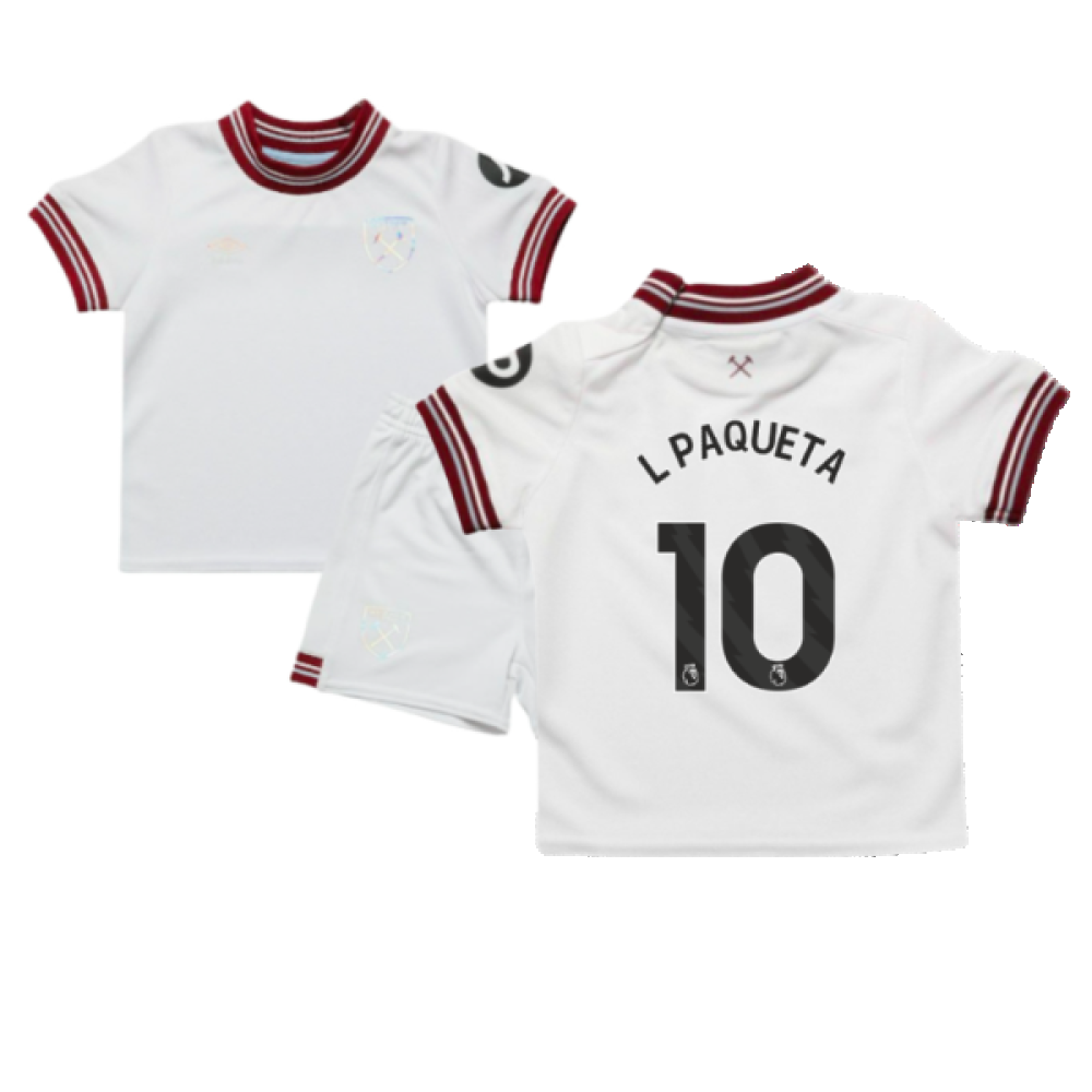 2023-2024 West Ham Away Baby Kit (L PAQUETA 10)