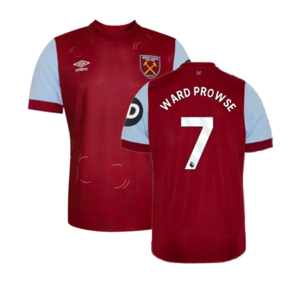 2023-2024 West Ham Home Shirt (Kids) (Ward Prowse 7)