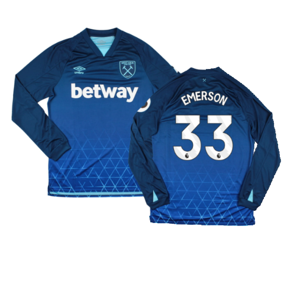 2023-2024 West Ham Long Sleeve Third Shirt (EMERSON 33)