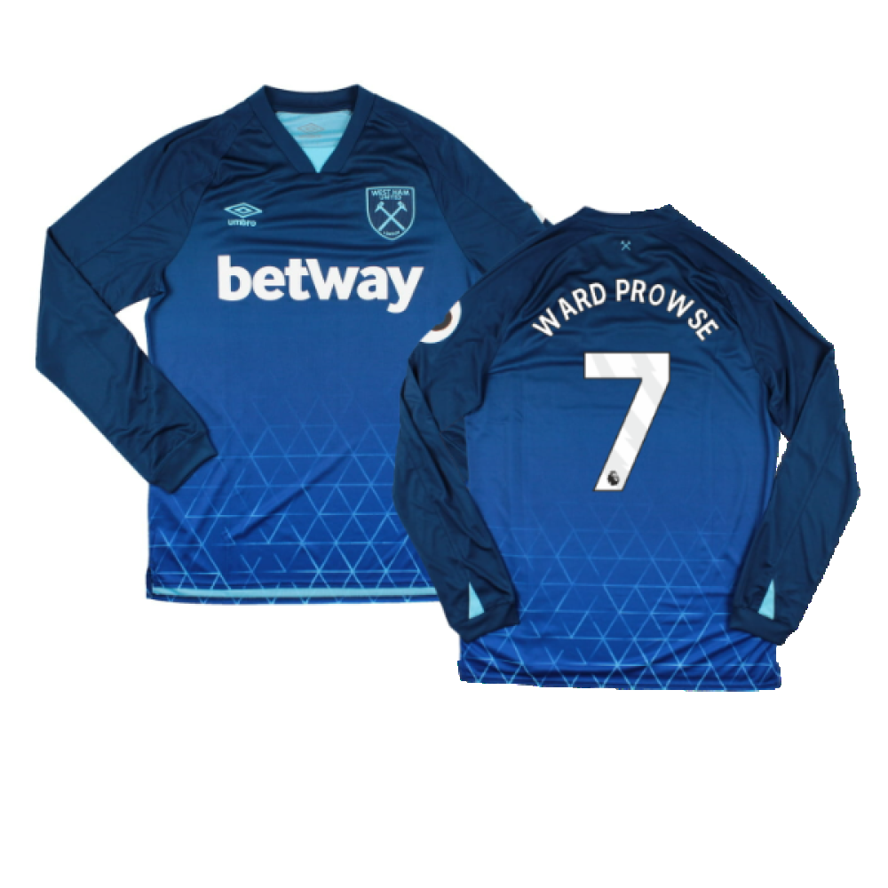 2023-2024 West Ham Long Sleeve Third Shirt (Ward Prowse 7)