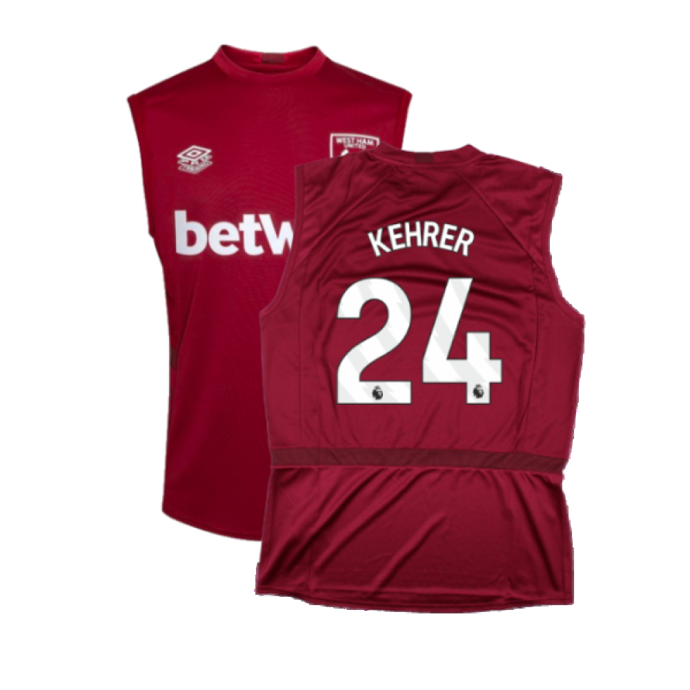 2023-2024 West Ham Sleeveless Tee (Claret) (KEHRER 24)