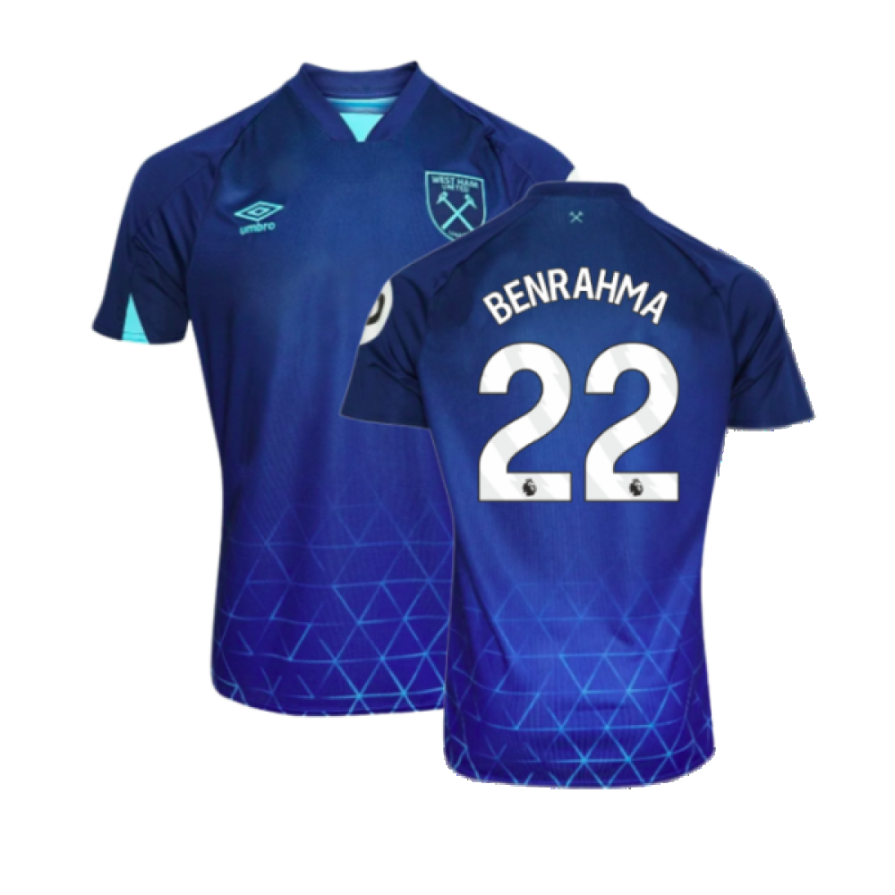 2023-2024 West Ham Third Shirt (Kids) (BENRAHMA 22)