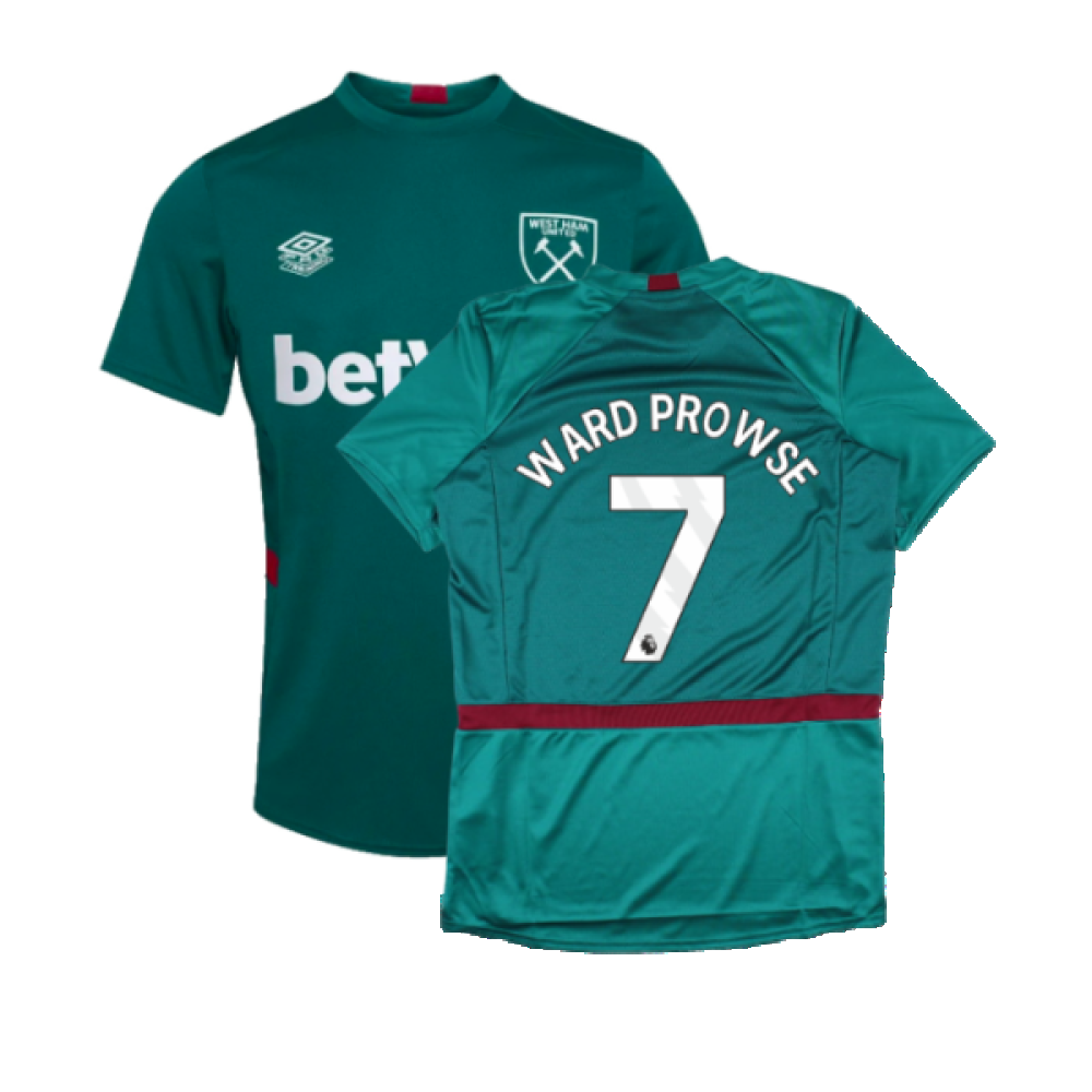 2023-2024 West Ham Training Jersey (Alexanderite) (Ward Prowse 7)