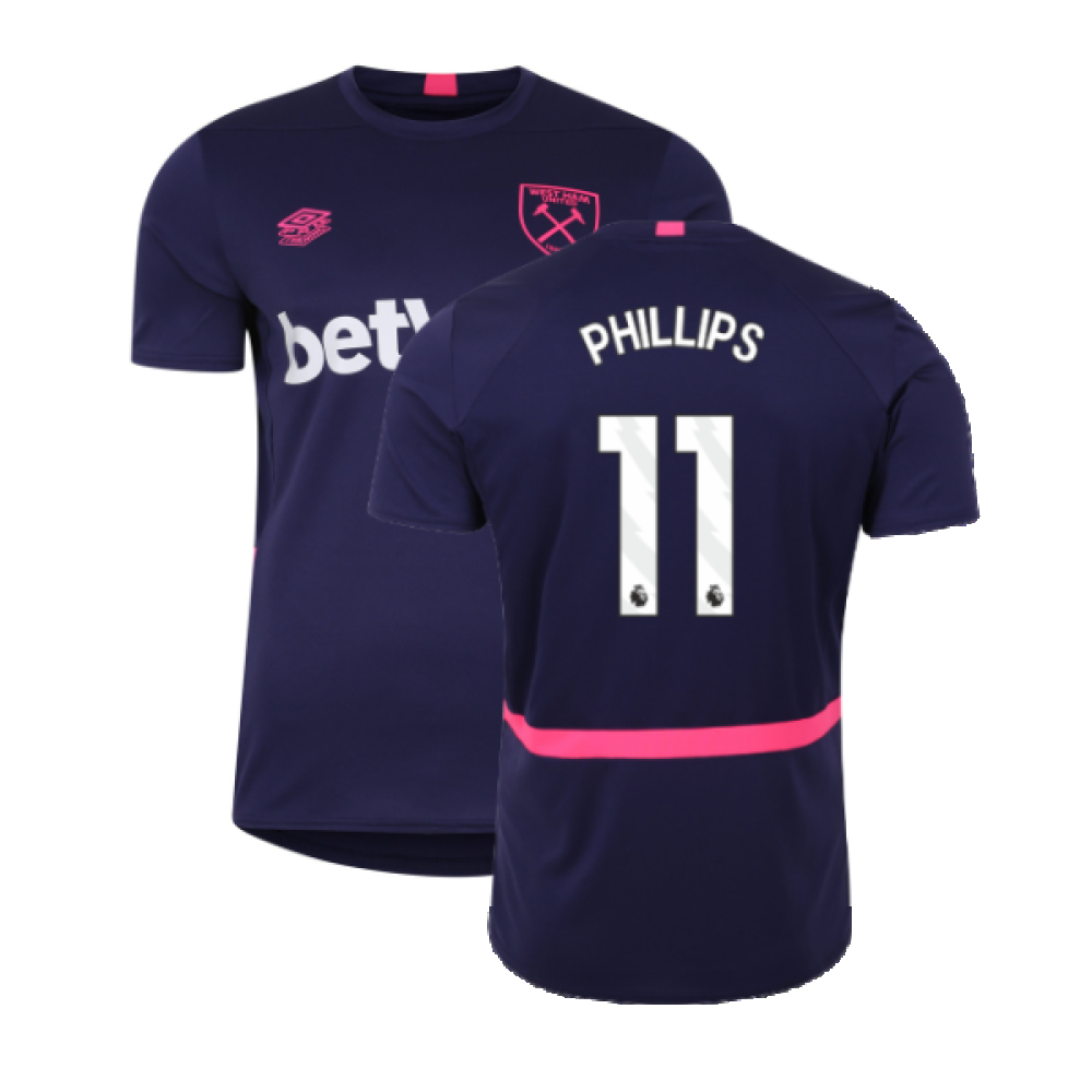 2023-2024 West Ham Training Jersey (Austral Aura) (Phillips 11)