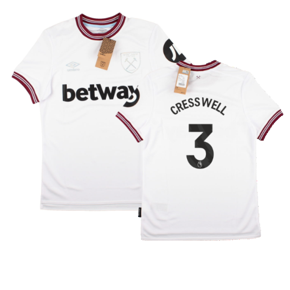 2023-2024 West Ham United Away Shirt (CRESSWELL 3)