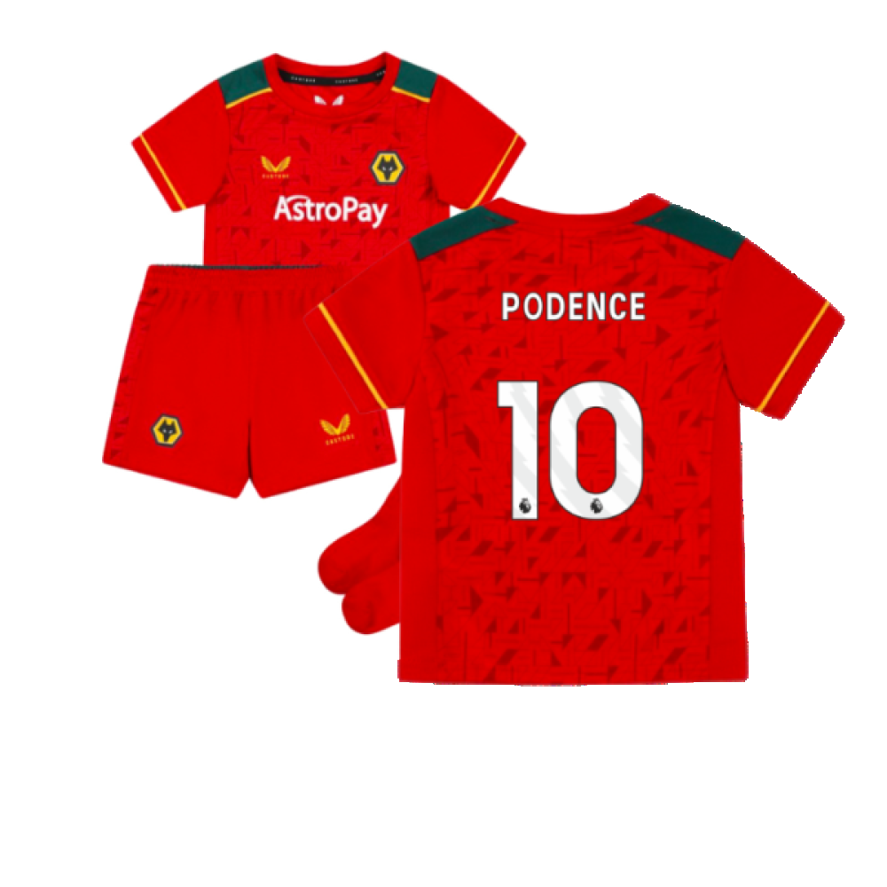 2023-2024 Wolves Away Mini Kit (PODENCE 10)