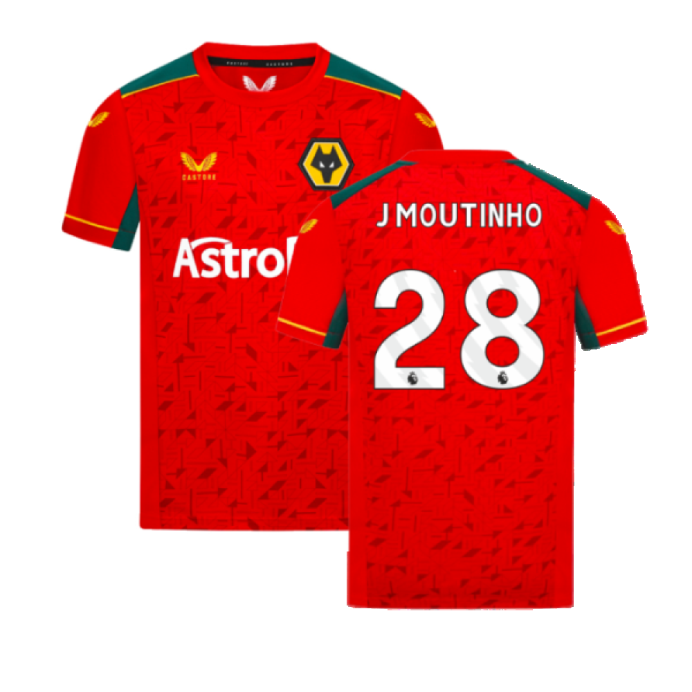 2023-2024 Wolves Away Shirt - Kids (J MOUTINHO 28)