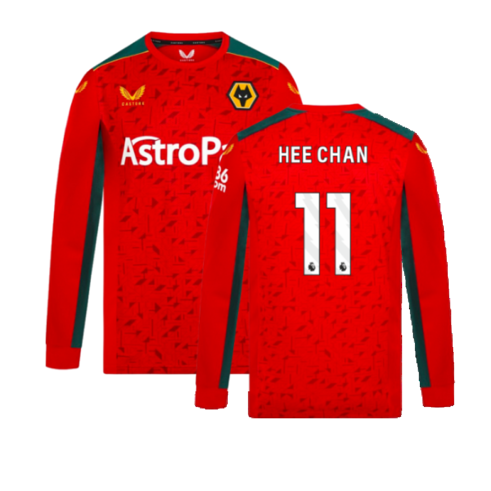 2023-2024 Wolves Long Sleeve Away Shirt (HEE CHAN 11)