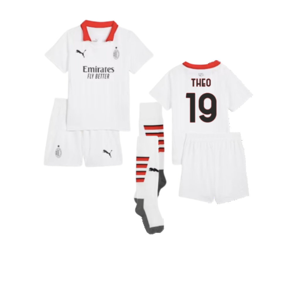 2024-2025 AC Milan Away Mini Kit (Theo 19)