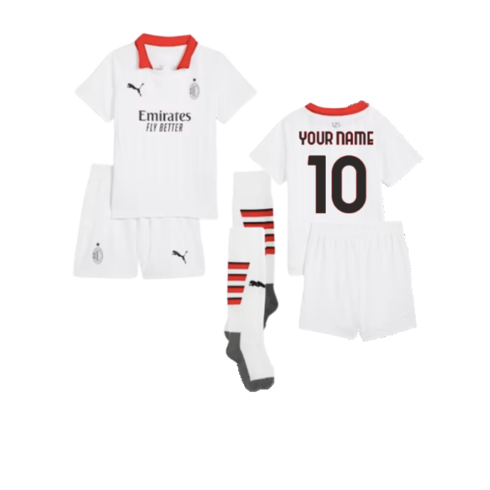 2024-2025 AC Milan Away Mini Kit (Your Name)