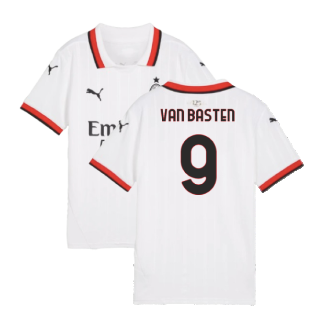 2024-2025 AC Milan Away Shirt (Kids) (Van Basten 9)