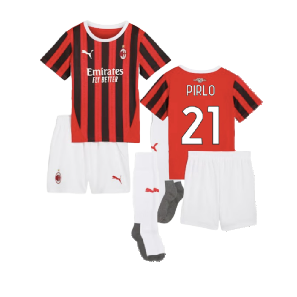 2024-2025 AC Milan Home Mini Kit (Pirlo 21)