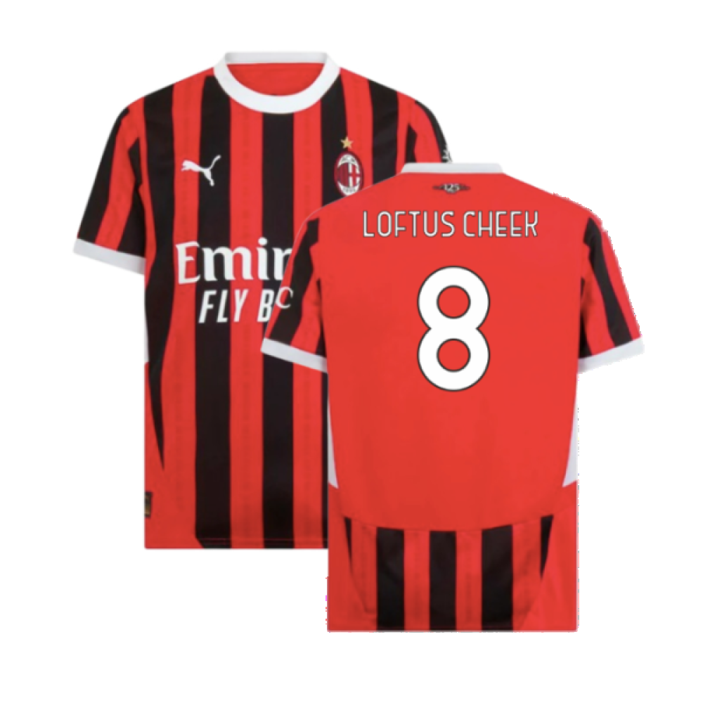 2024-2025 AC Milan Home Shirt (Loftus Cheek 8)