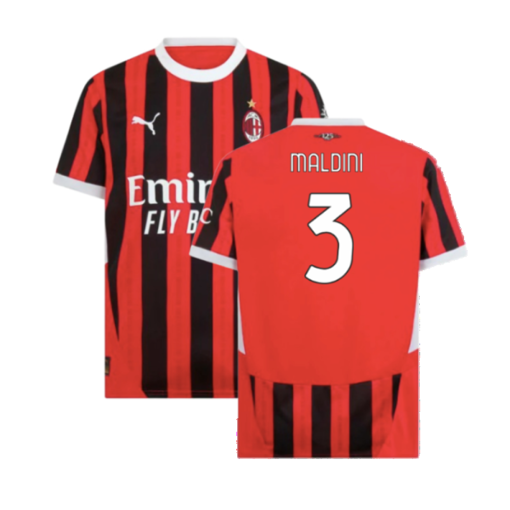 2024-2025 AC Milan Home Shirt (Maldini 3)