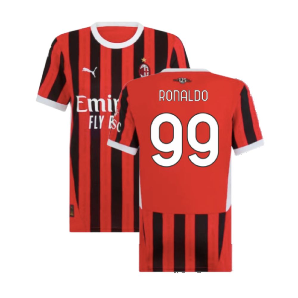 2024-2025 AC Milan Home Shirt (Womens) (Ronaldo 99)