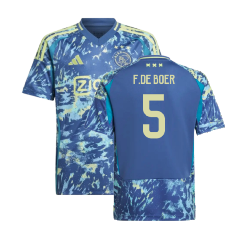 2024-2025 Ajax Away Shirt (Kids) (F.De Boer 5)