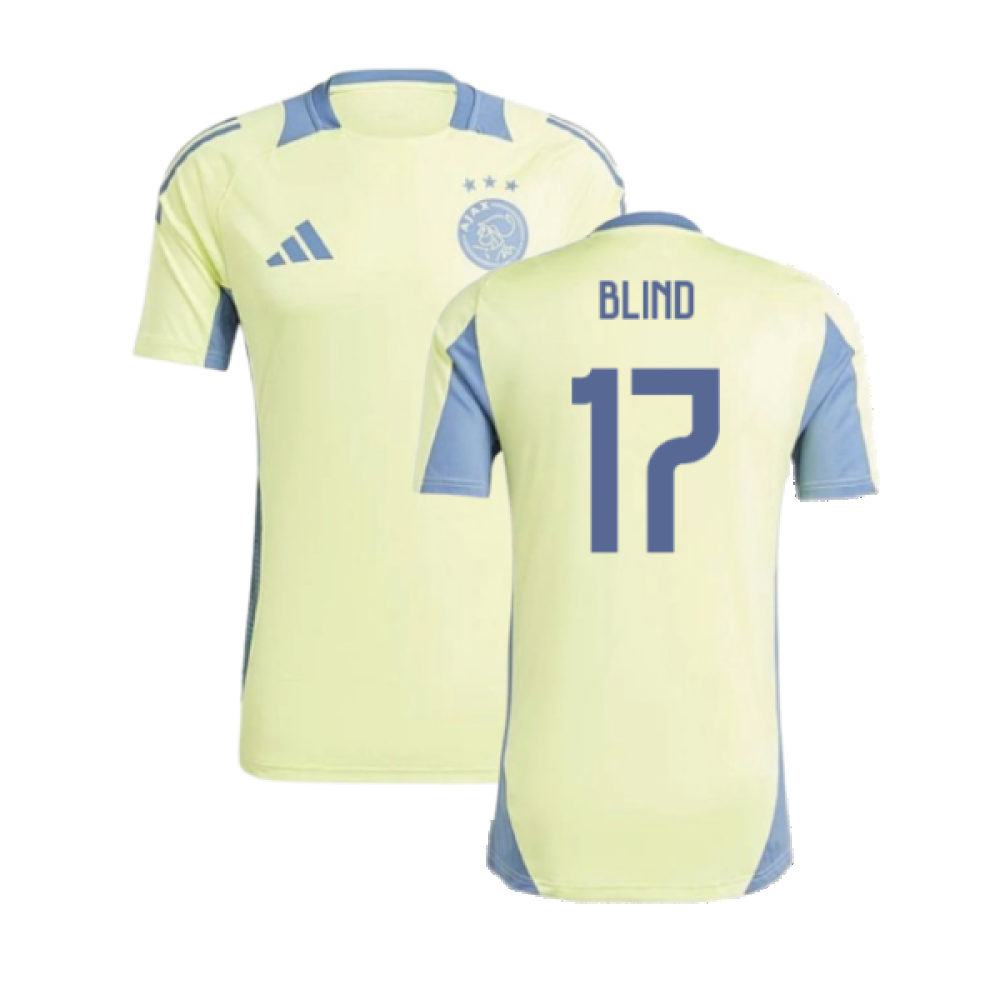 2024-2025 Ajax Training Jersey (Pulse Yellow) (Blind 17)