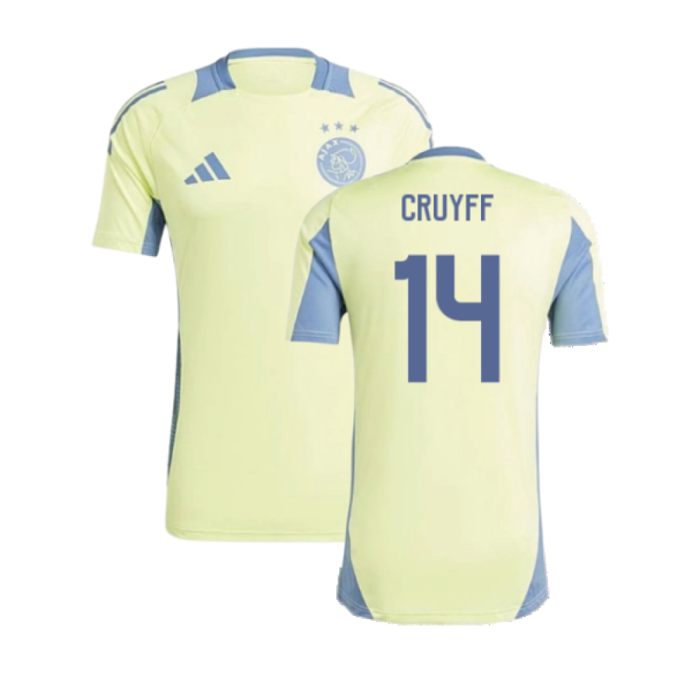 2024-2025 Ajax Training Jersey (Pulse Yellow) (Cruyff 14)