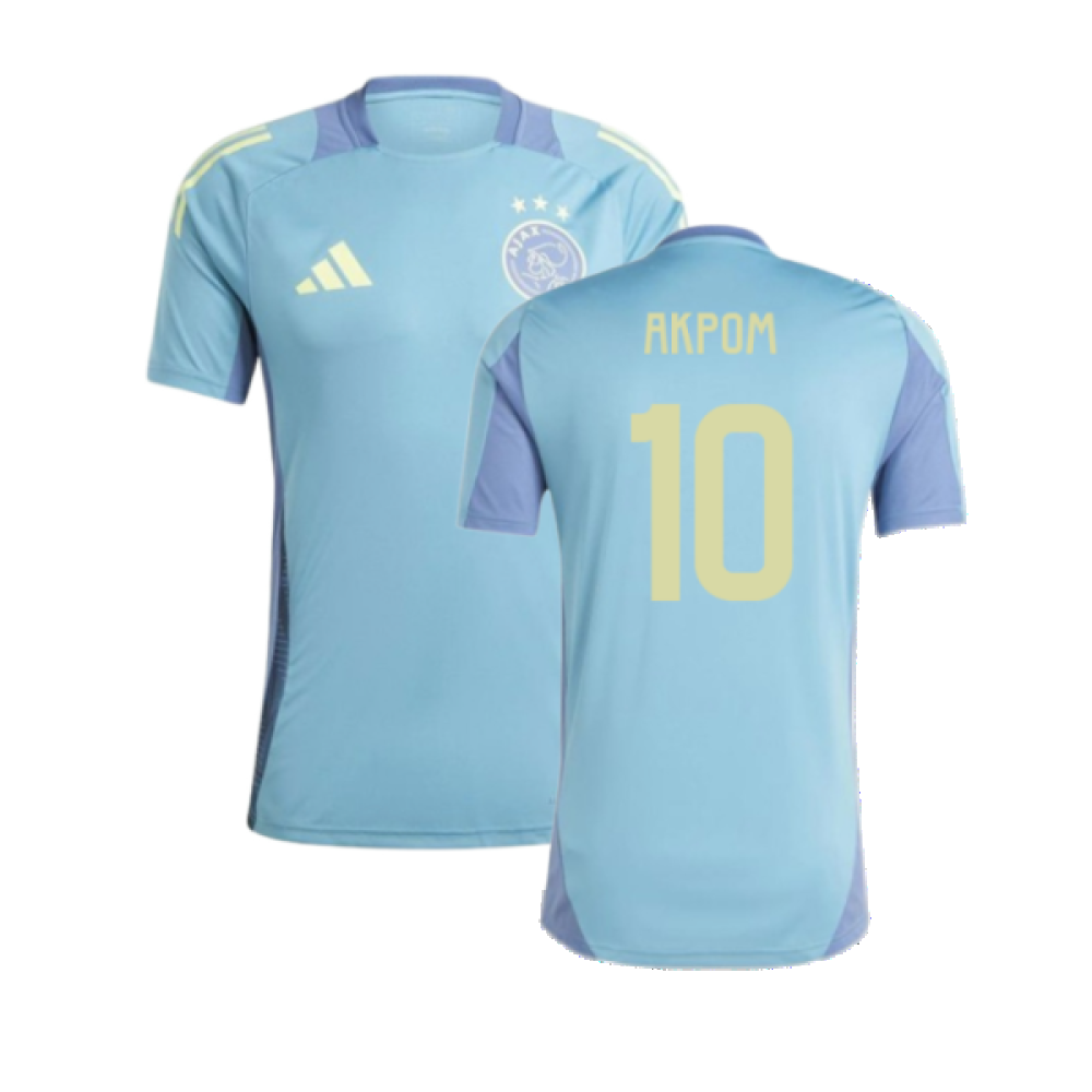 2024-2025 Ajax Training Jersey (Tactile Steel) (Akpom 10)