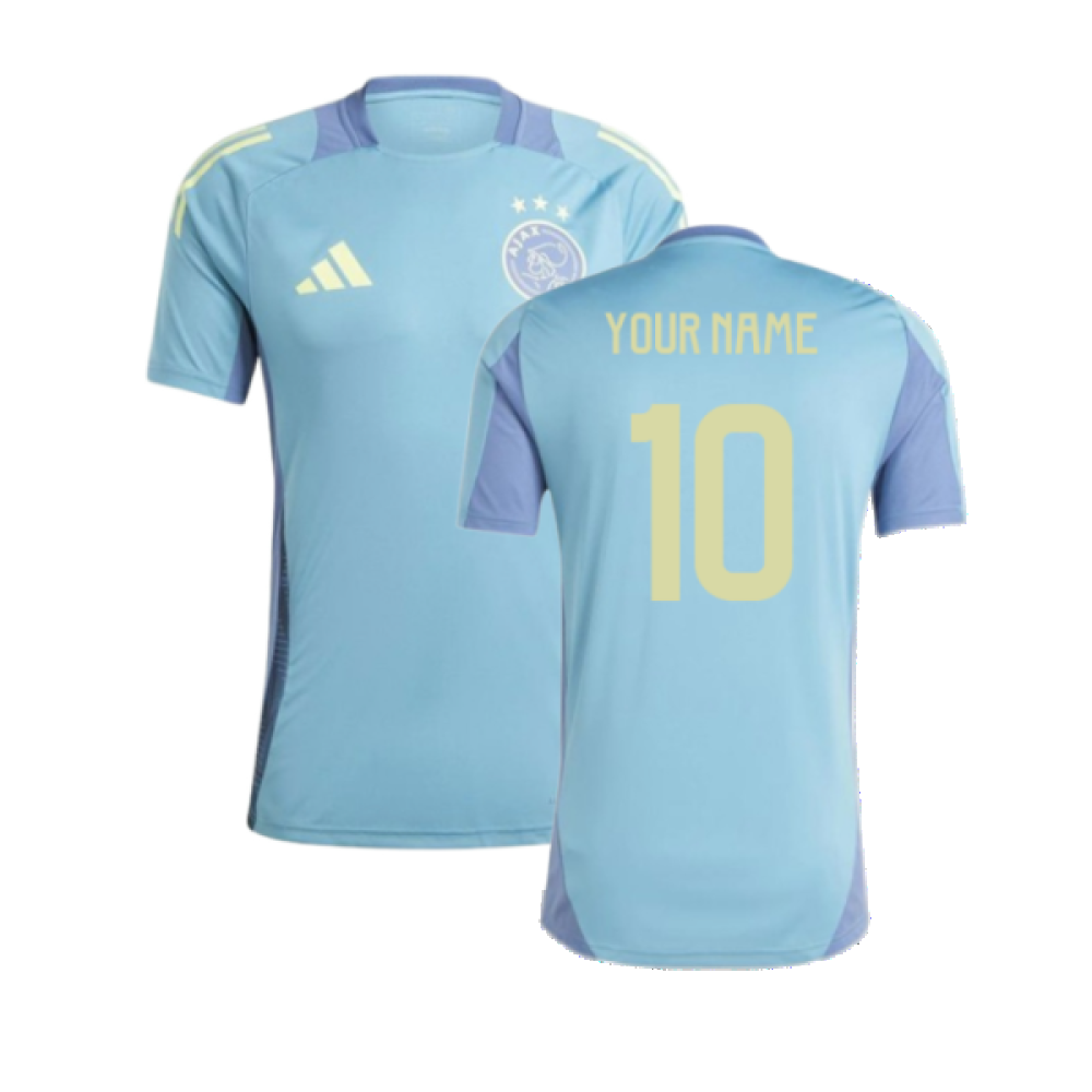 2024-2025 Ajax Training Jersey (Tactile Steel) (Your Name)