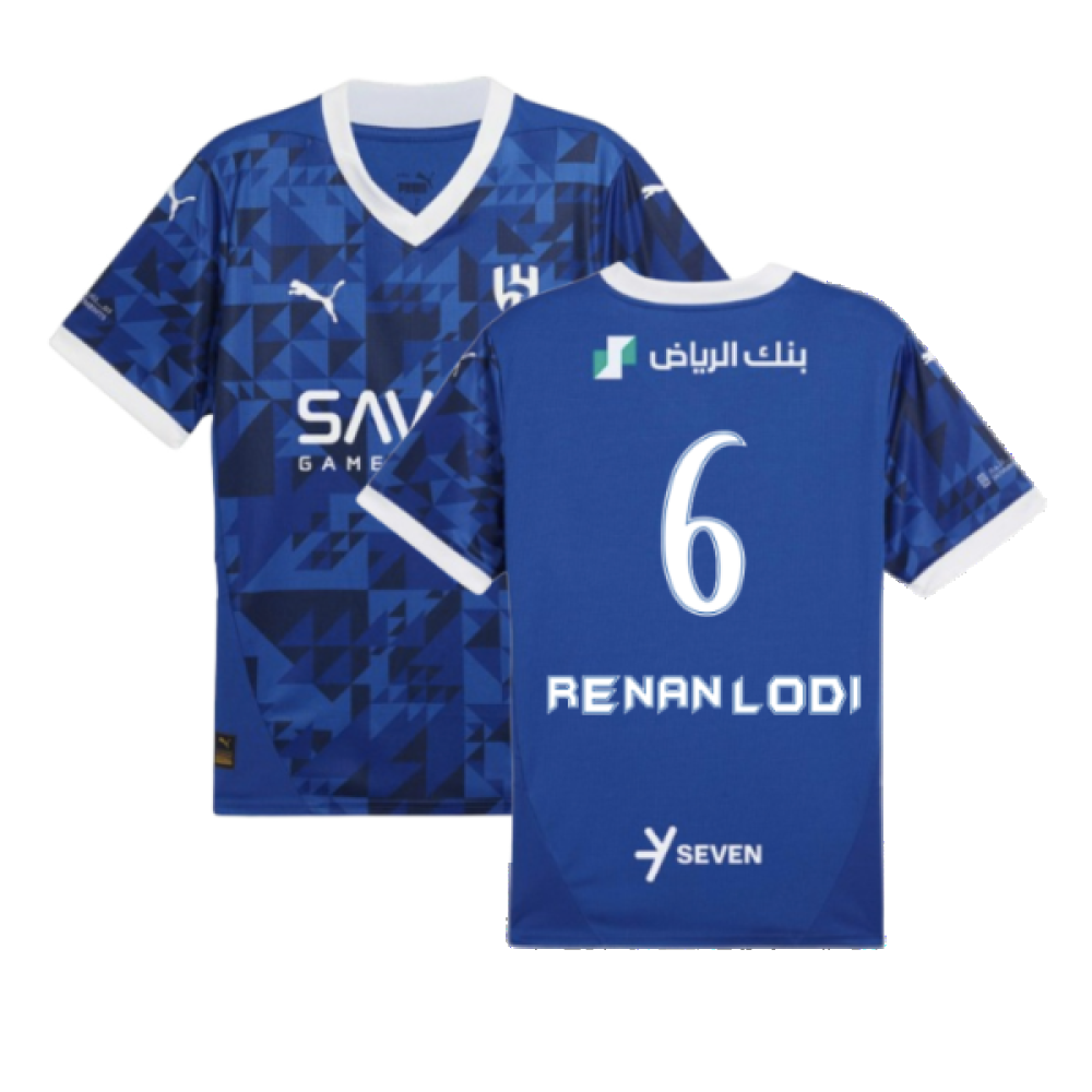 2024-2025 Al Hilal Home Shirt (Renan Lodi 6)