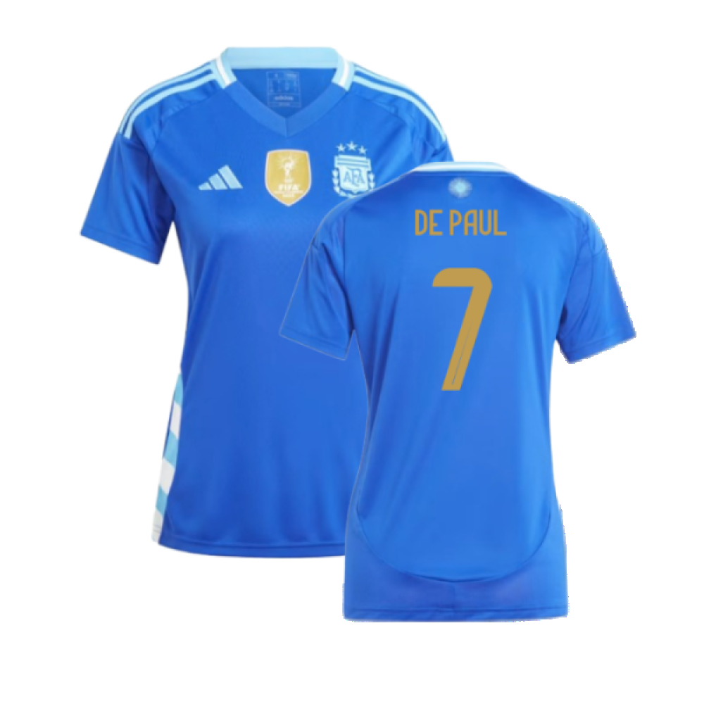 2024-2025 Argentina Away Shirt (Ladies) (DE PAUL 7)