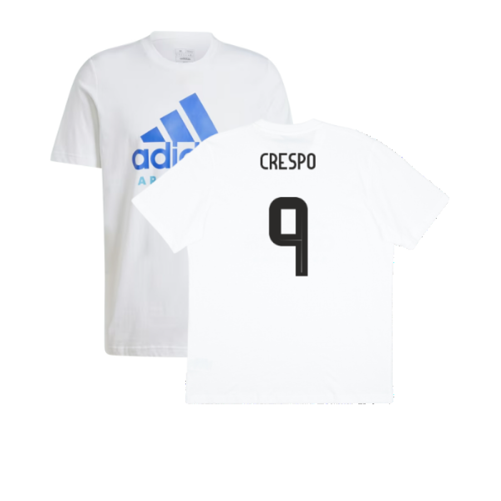 2024-2025 Argentina DNA Graphic Tee (White) (CRESPO 9)