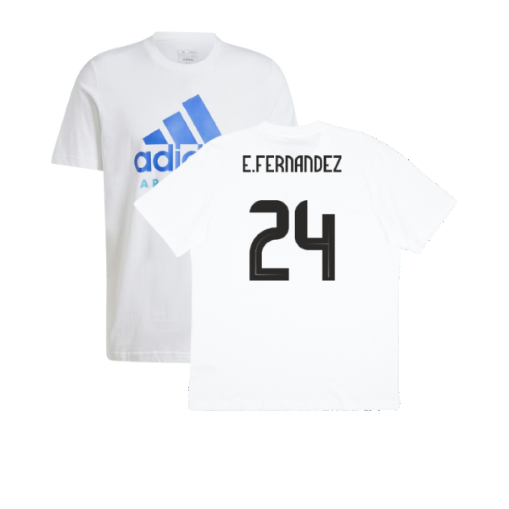 2024-2025 Argentina DNA Graphic Tee (White) (E.FERNANDEZ 24)