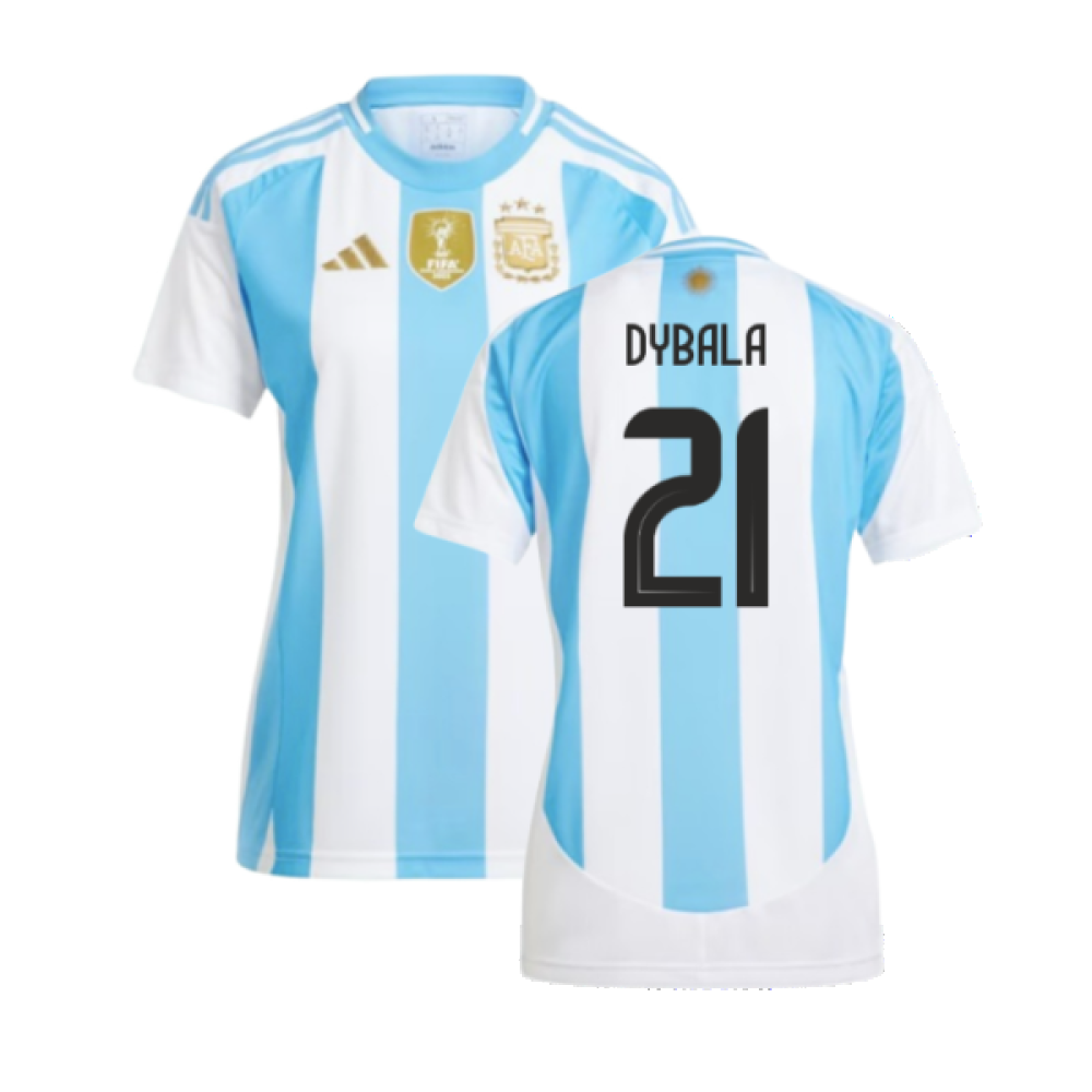 2024-2025 Argentina Home Shirt (Ladies) (DYBALA 21)