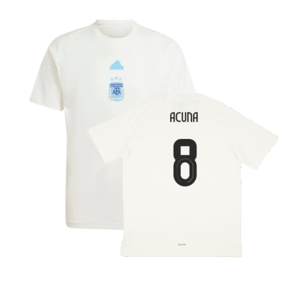 2024-2025 Argentina Travel Tee (White) (ACUNA 8)