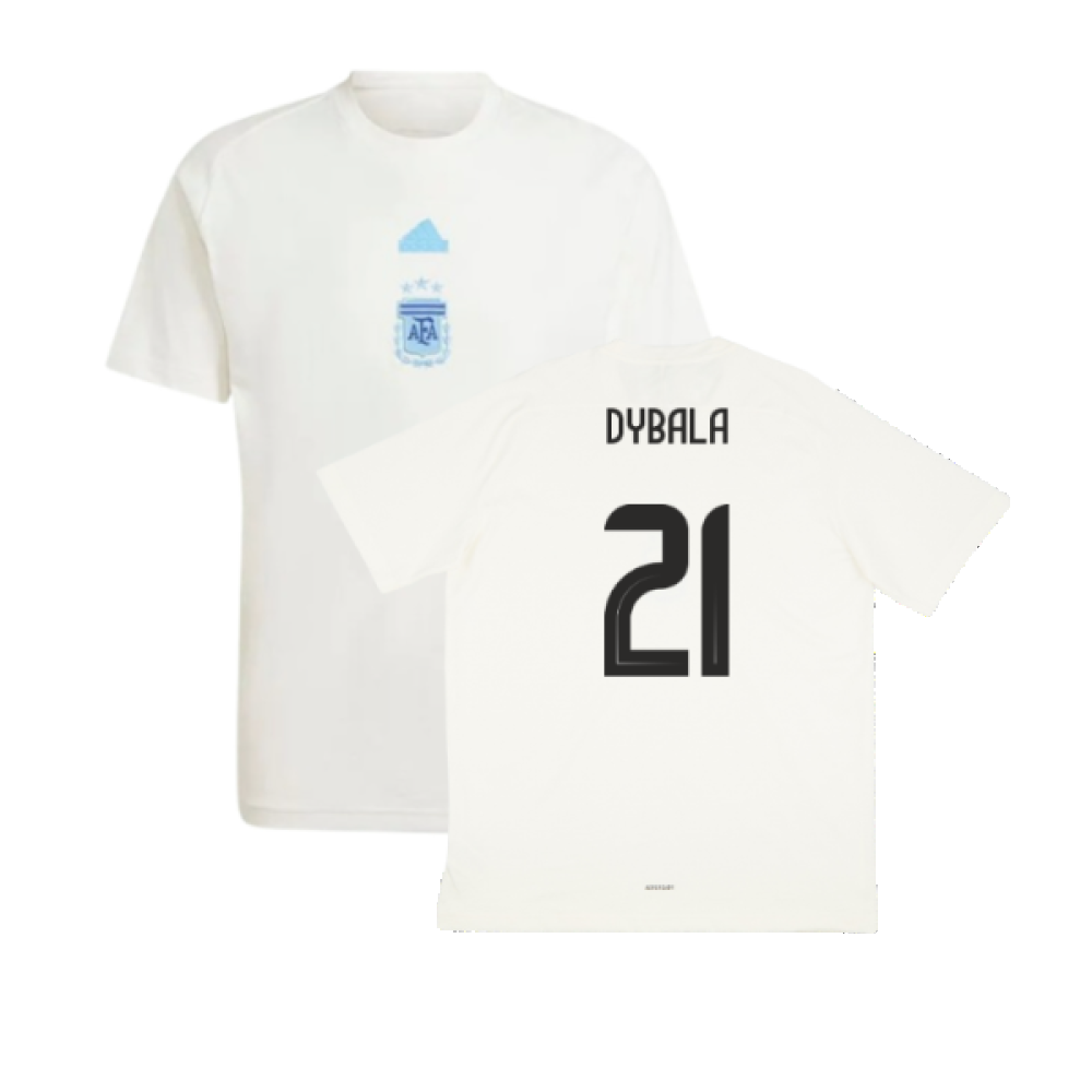 2024-2025 Argentina Travel Tee (White) (DYBALA 21)