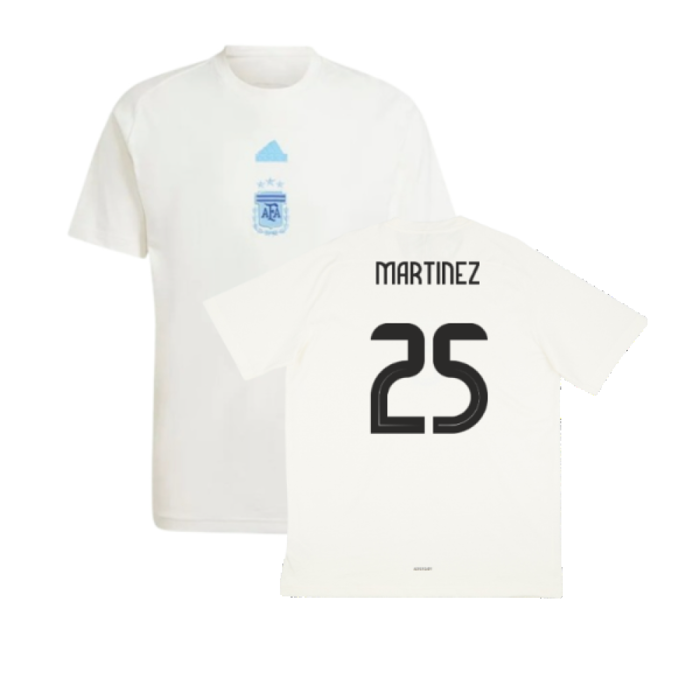 2024-2025 Argentina Travel Tee (White) (MARTINEZ 25)