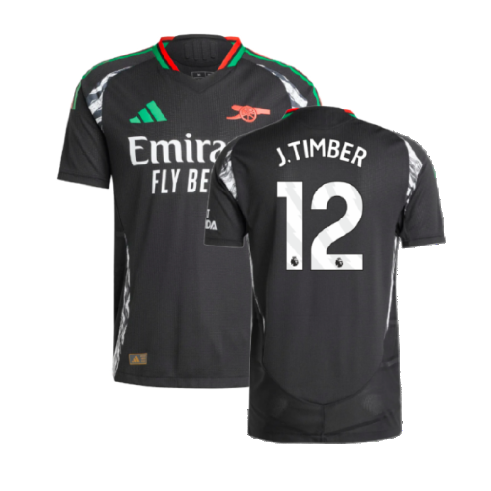 2024-2025 Arsenal Authentic Away Shirt (J.Timber 12)