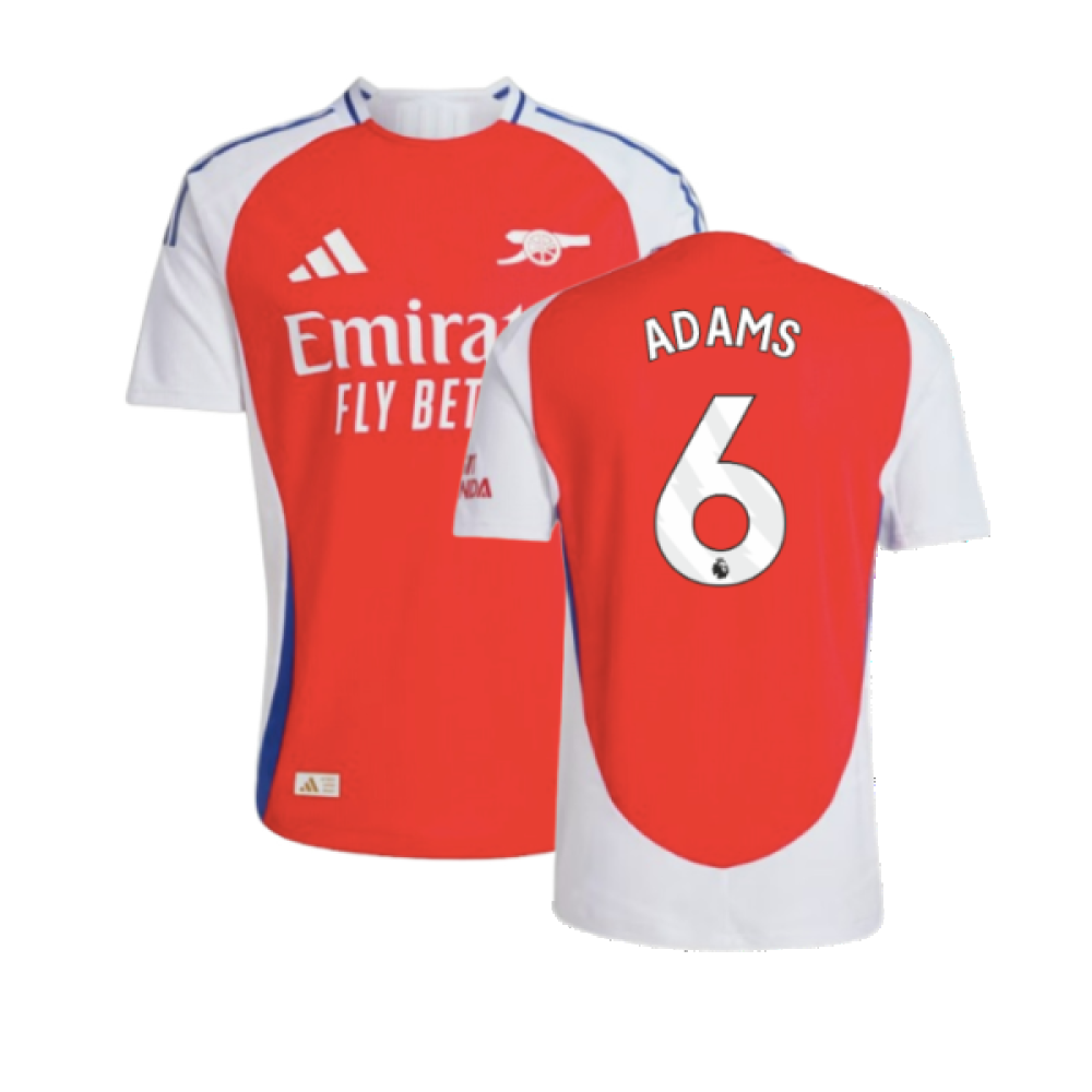 2024-2025 Arsenal Authentic Home Shirt (Adams 6)