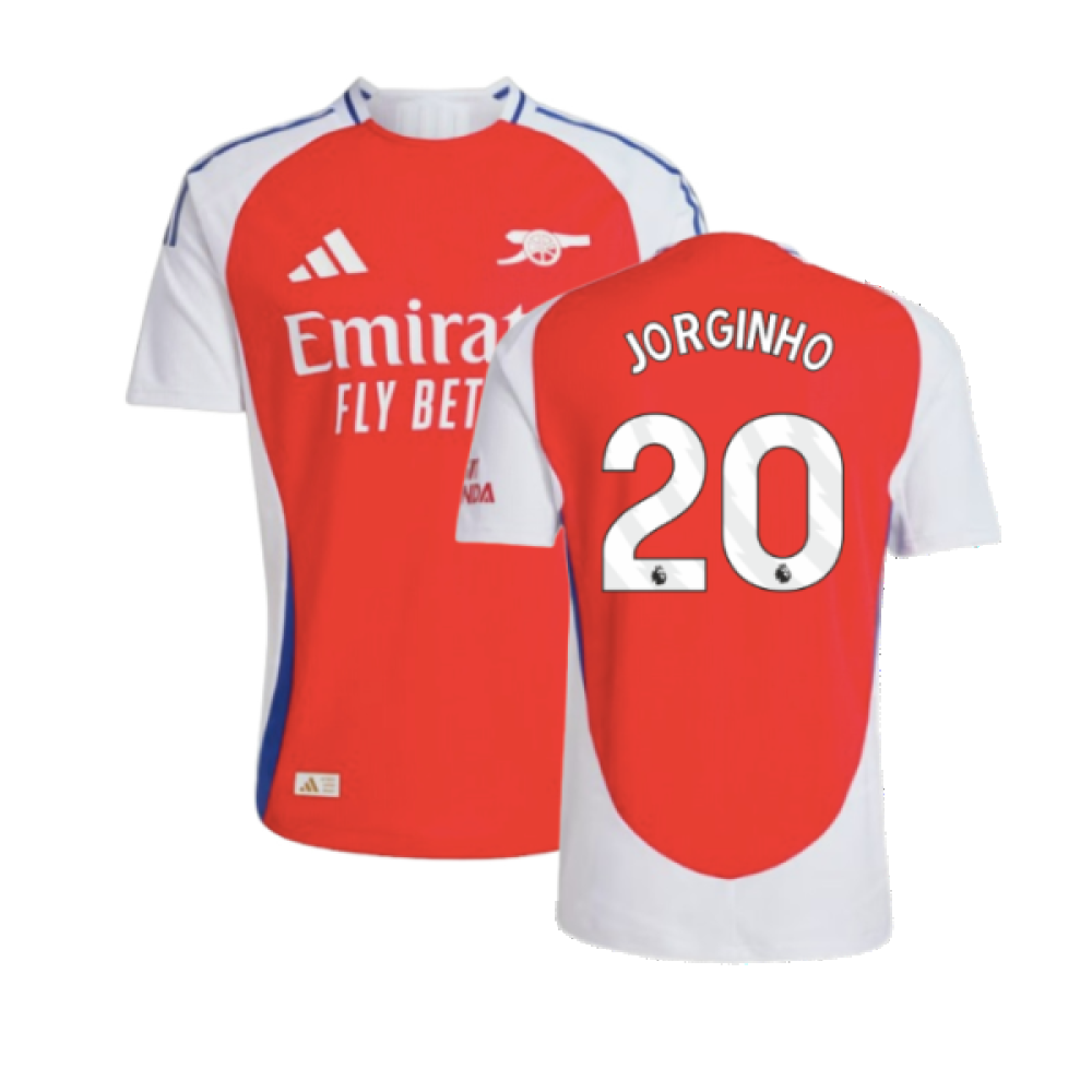 2024-2025 Arsenal Authentic Home Shirt (Jorginho 20)