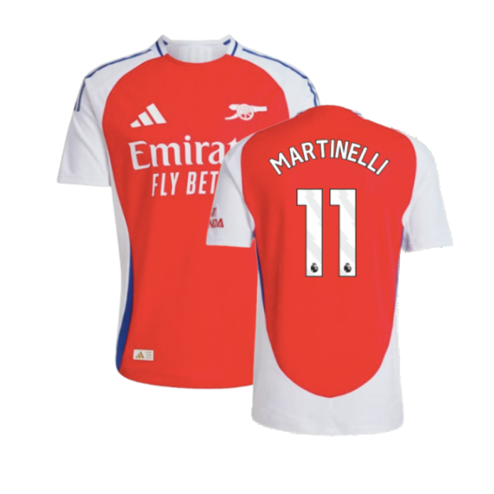 2024-2025 Arsenal Authentic Home Shirt (Martinelli 11)