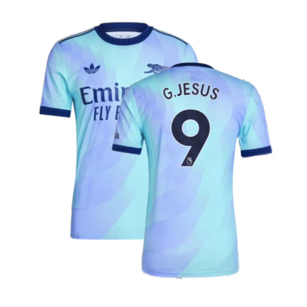 2024-2025 Arsenal Authentic Third Shirt (G.Jesus 9)