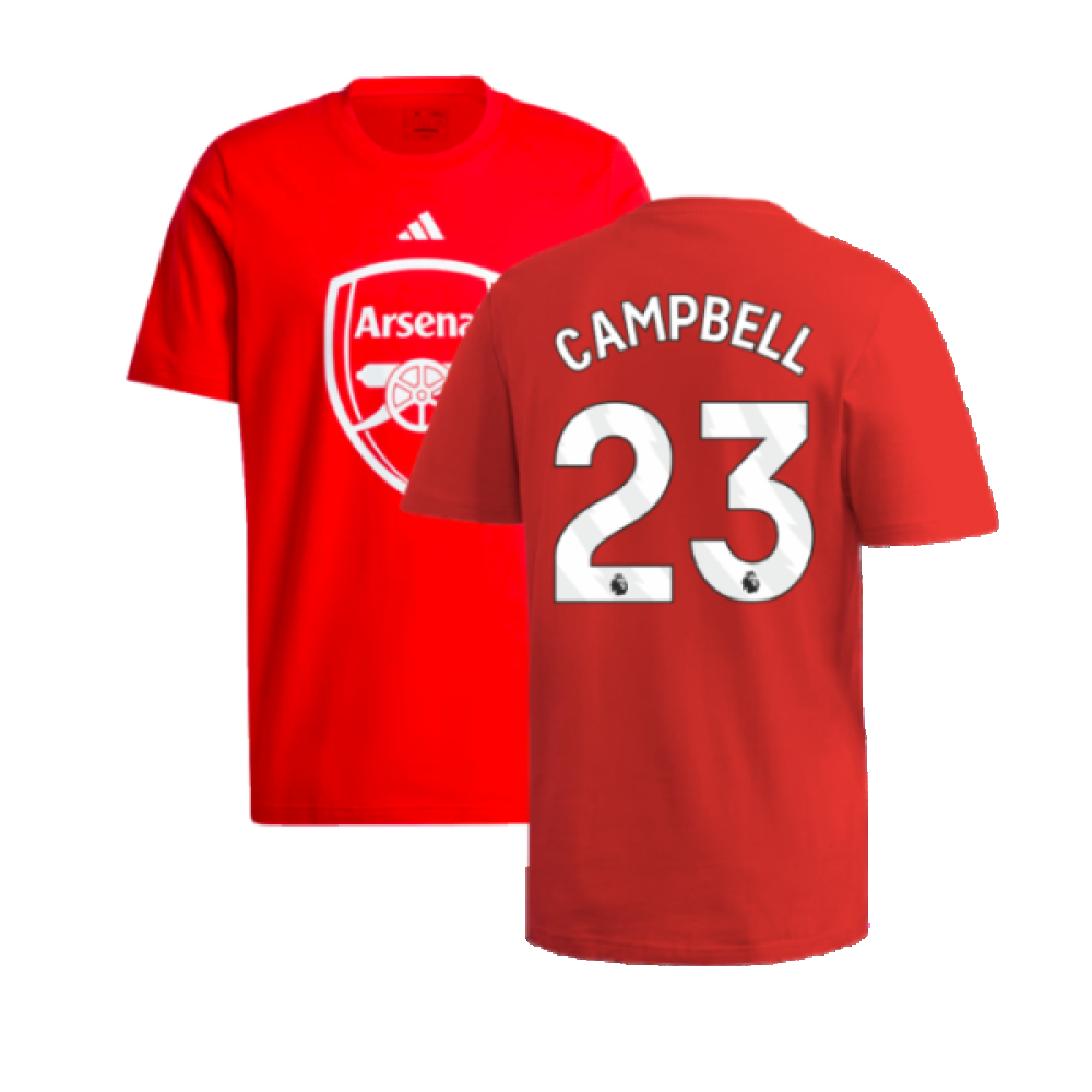 2024-2025 Arsenal DNA Graphic Tee (Red) (Campbell 23)