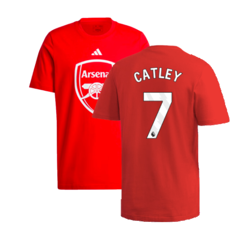 2024-2025 Arsenal DNA Graphic Tee (Red) (Catley 7)