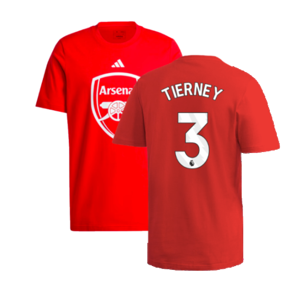 2024-2025 Arsenal DNA Graphic Tee (Red) (Tierney 3)