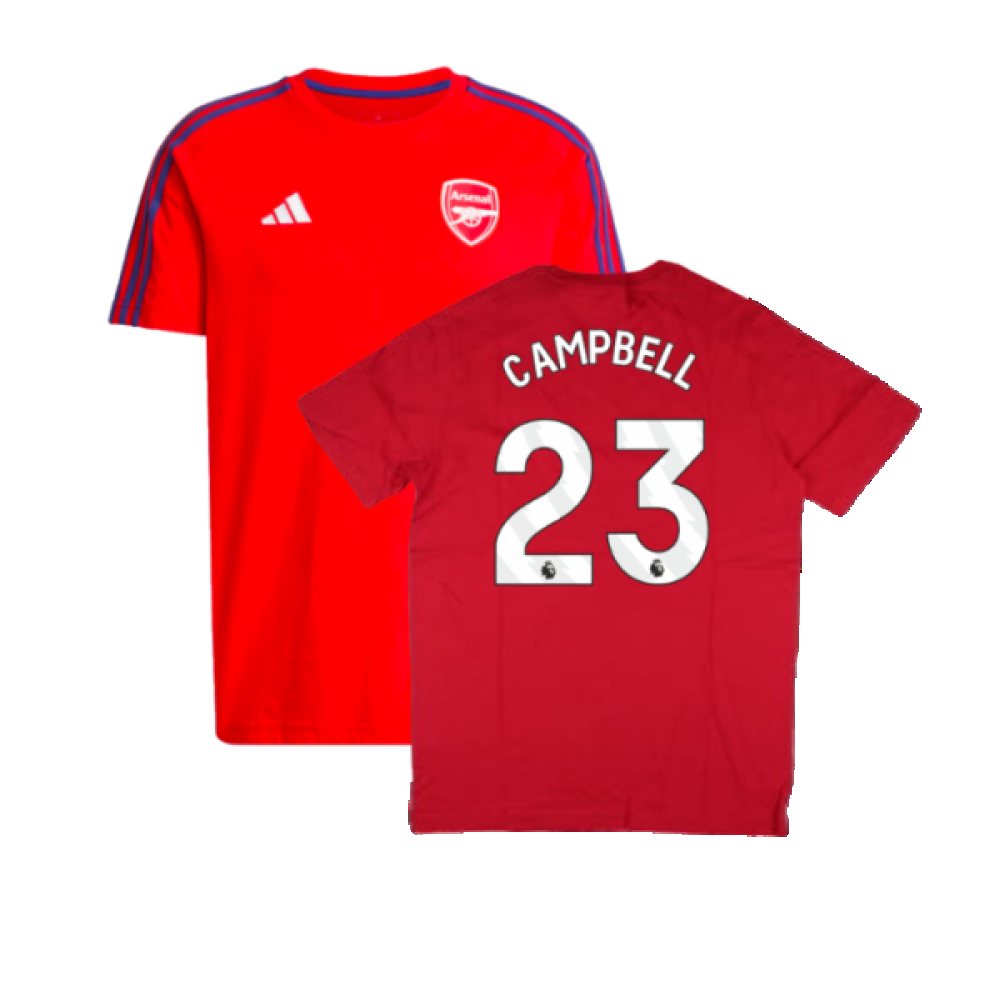 2024-2025 Arsenal DNA Tee (Red) (Campbell 23)