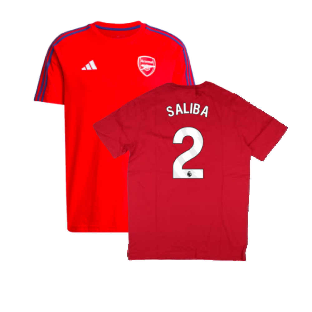 2024-2025 Arsenal DNA Tee (Red) (Saliba 2)